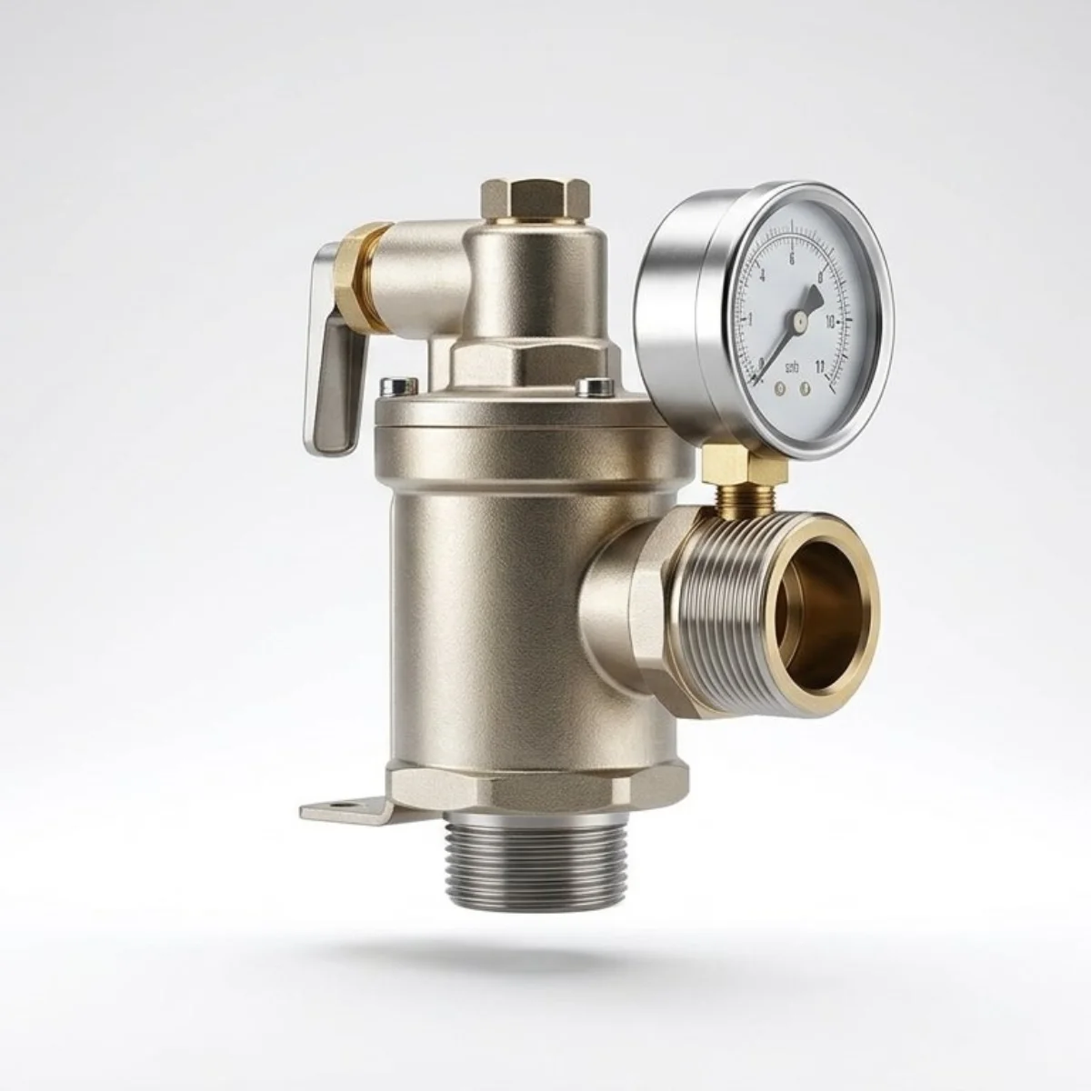 Automatic industrial steam air vent valve for thermal piping systems
