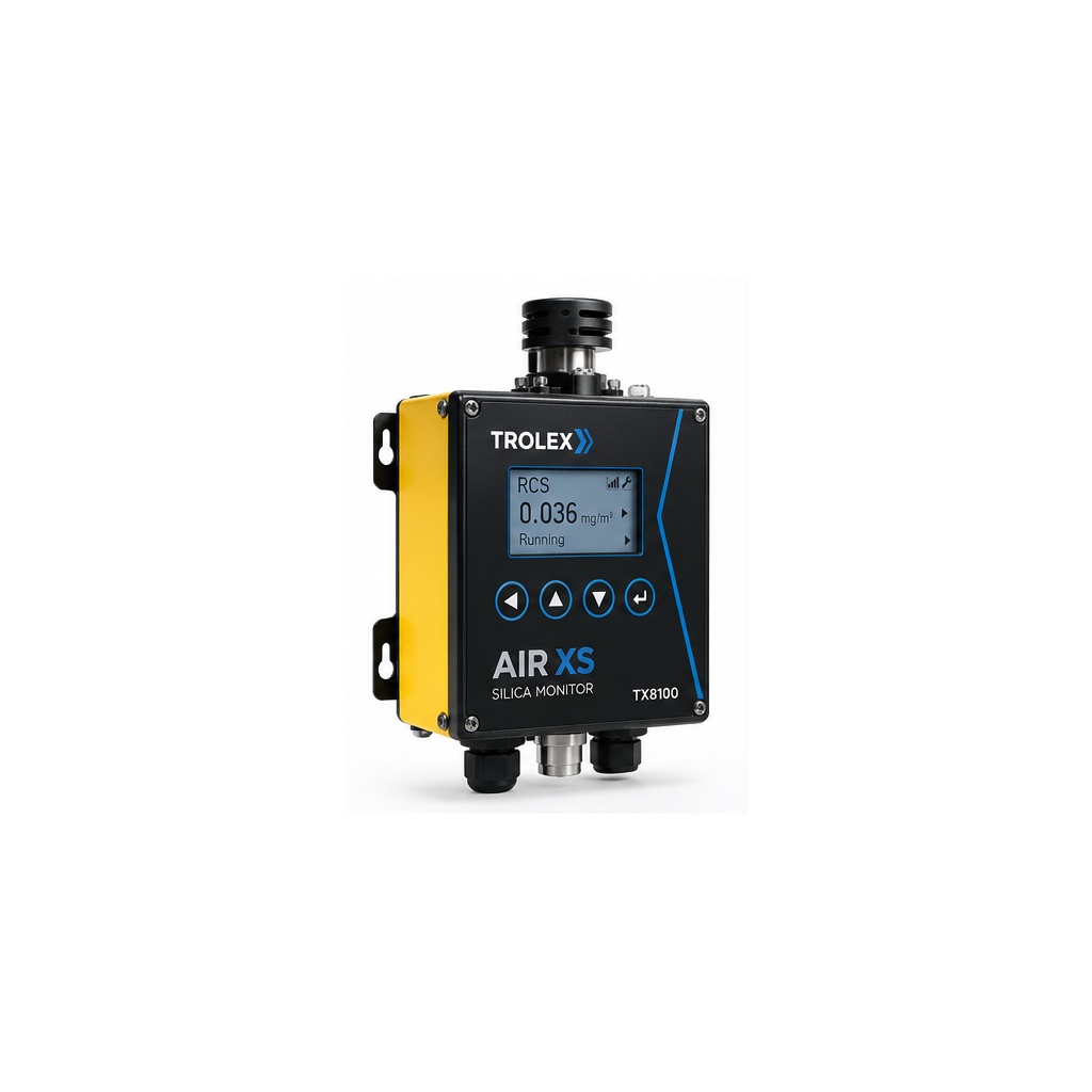 Trolex TX8100 AIR XS real-time respirable crystalline silica monitor