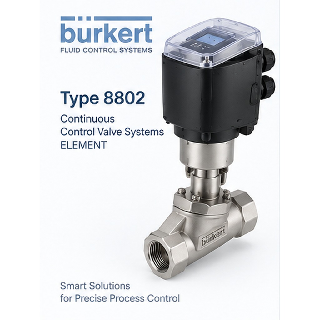 Bürkert Type 8802 ELEMENT continuous control valve system