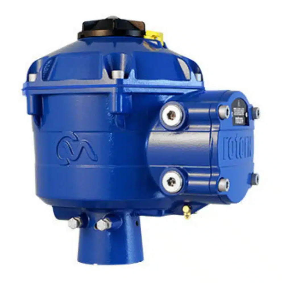 Rotork CVQ1200 CVA electric quarter-turn control valve actuator product photo