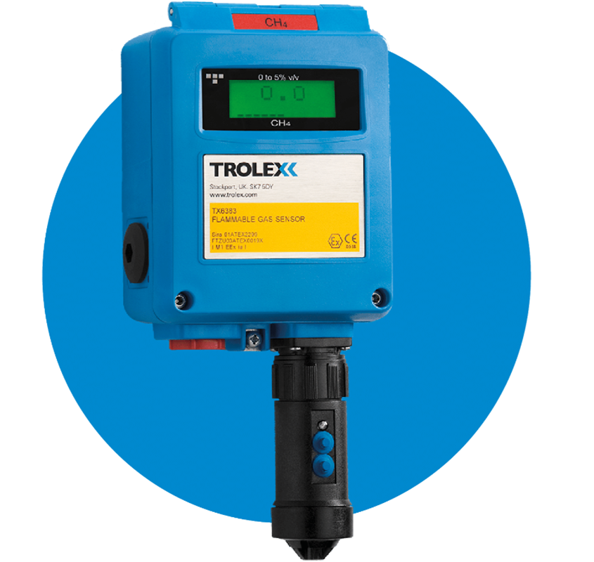 Original Trolex TX6383 Intrinsically Safe Flammable Gas Detector