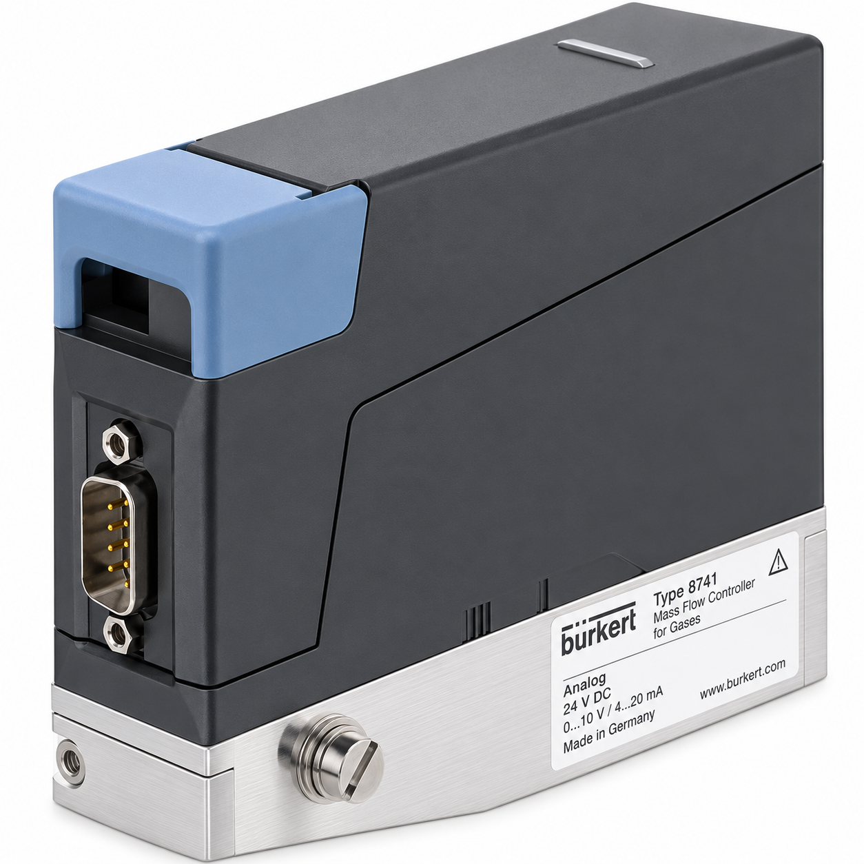 Bürkert Type 8741 Gas Mass Flow Controller 20085378 Analog 4–20 mA