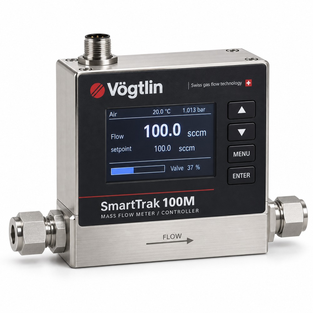 Vögtlin SmartTrak 100M medium flow capillary mass flow meter and controller